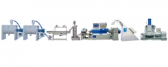 山西橡塑胶PVC、TPR、EVA类双腕式高速造粒整厂设备（水冷式）
